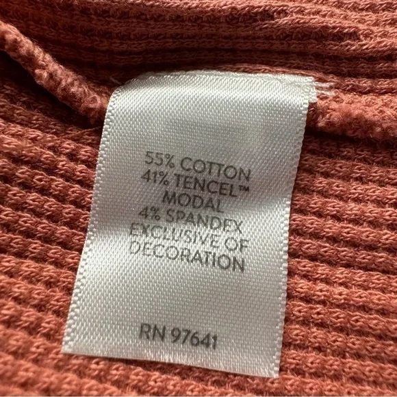 J Jill Size Small Tall Women’s Long Sleeve V Neck Embroidered Hoodie - Picture 12 of 13